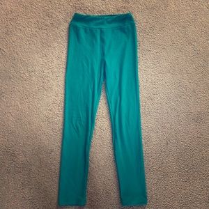 Turquoise Girls Lularoe leggings